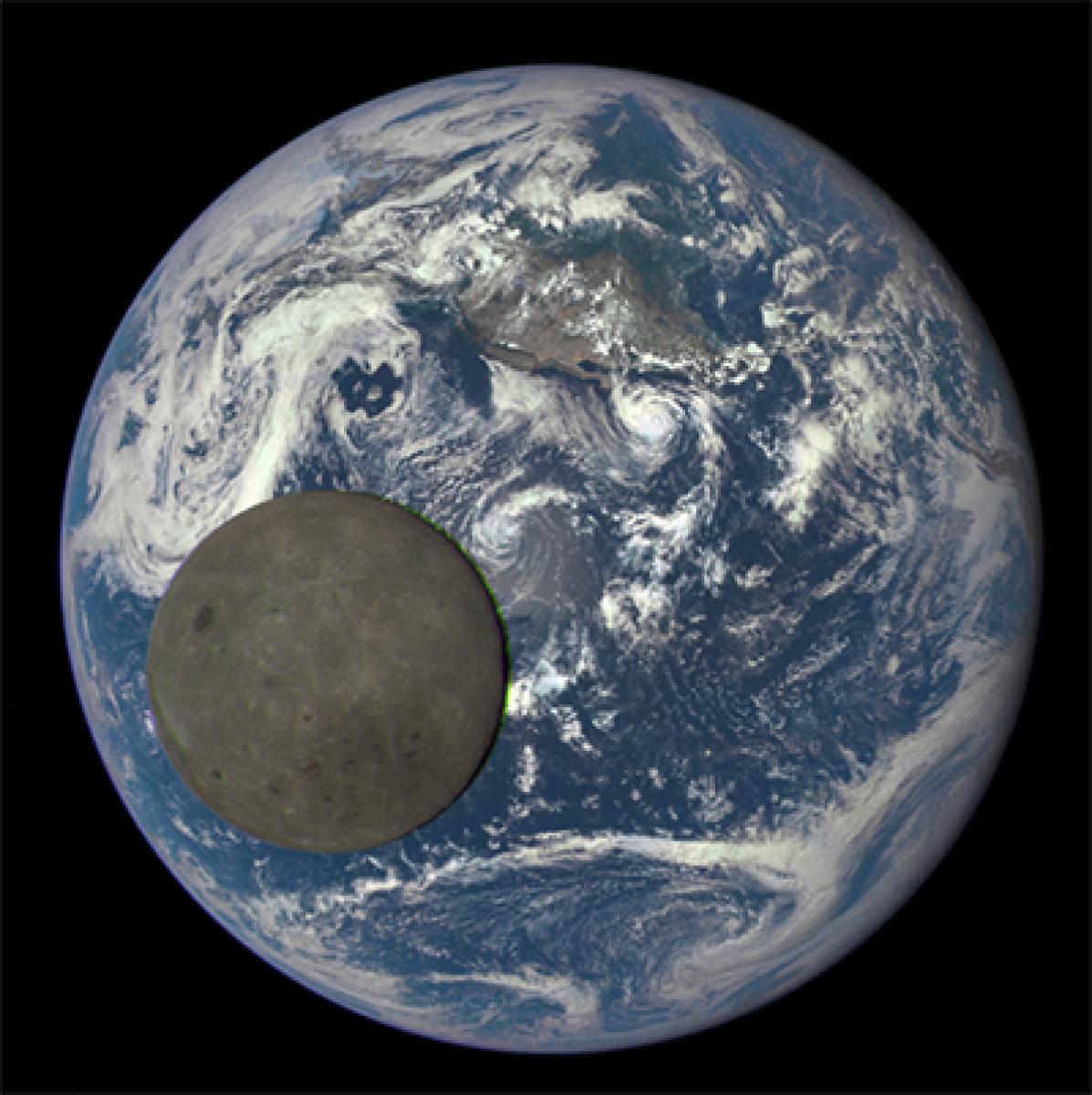 NASA camera reveals dark side of moon